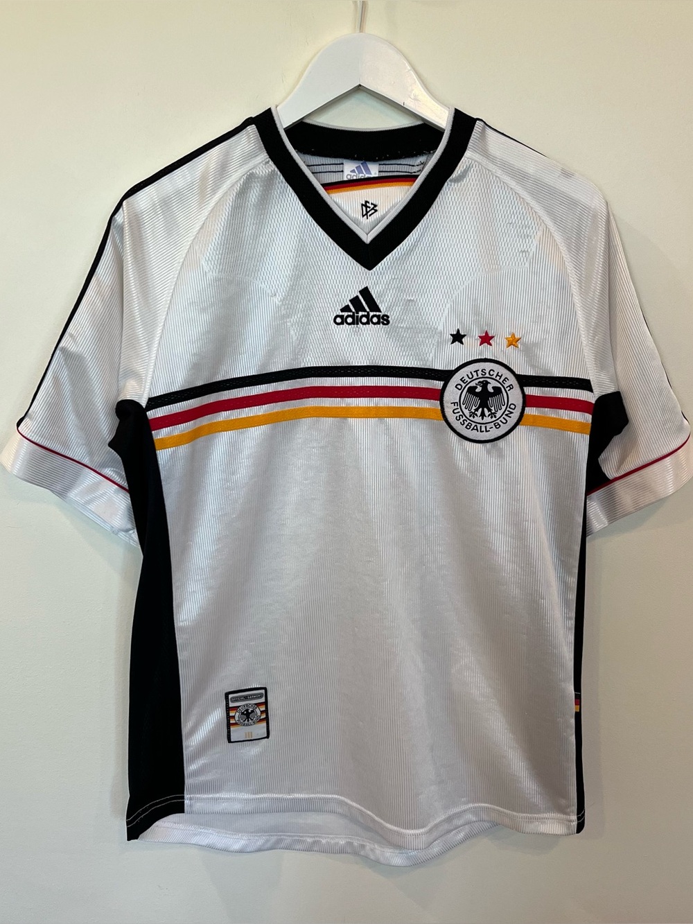 Adidas Vintage Deutscher Fussball-Buno Soccer Jersey Official  Garment Men's XL
